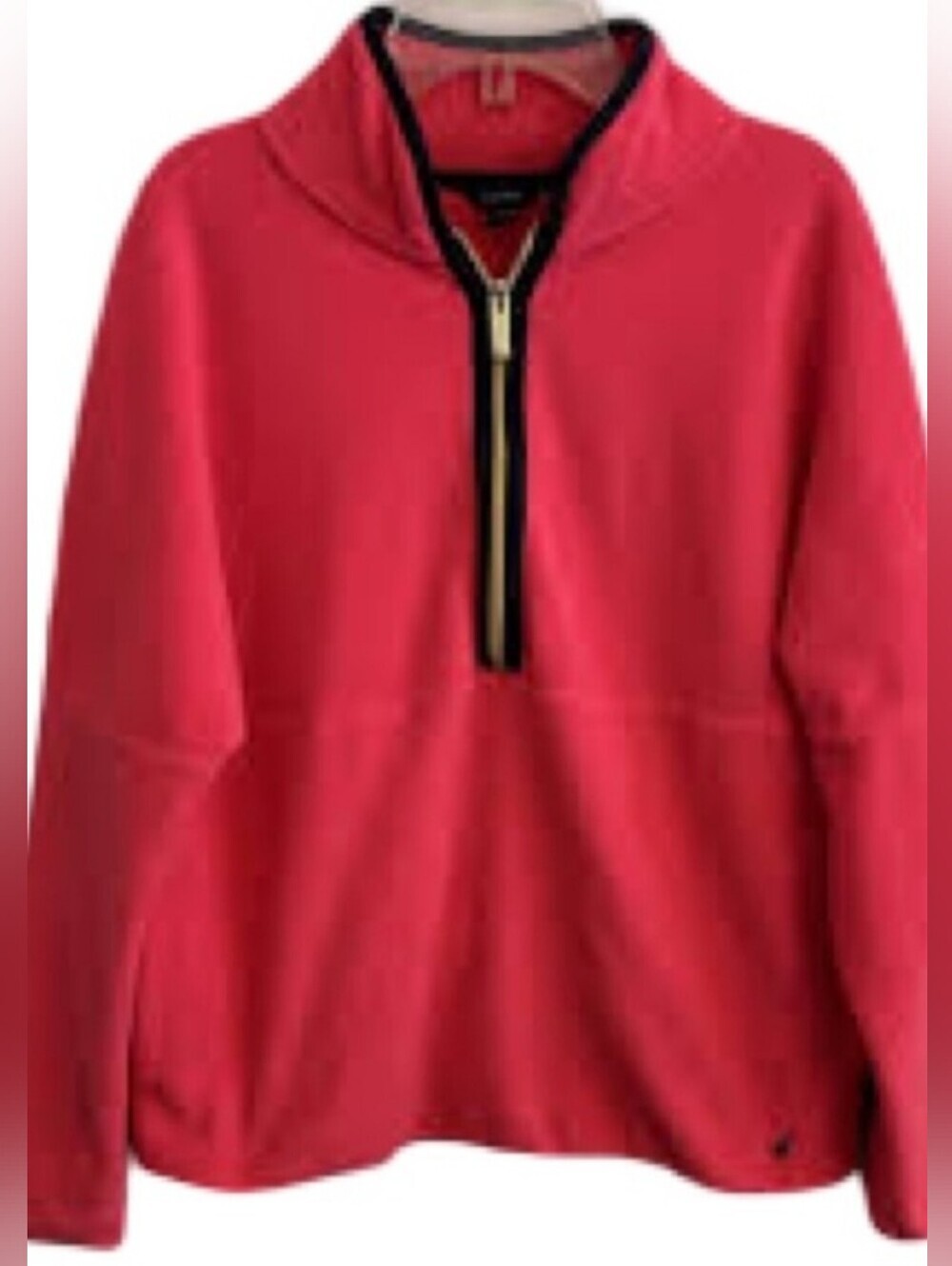 Nautica Fleece Zipper Jacket Orange Color XL Fall Winter Spring - Picture 2 of 6